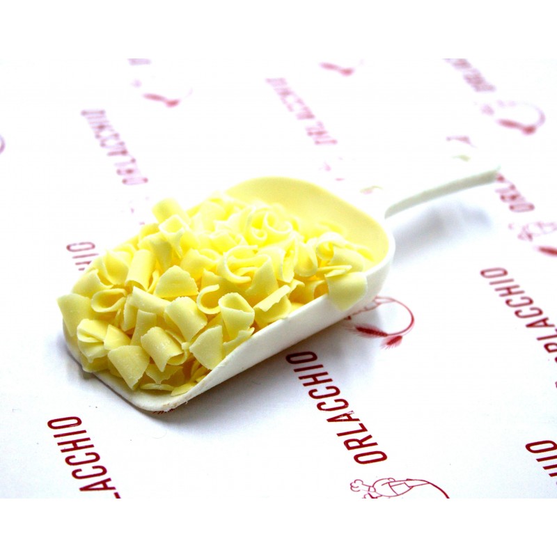 RICCIOLI DI CIOCCOLATO BIANCO AMBROSIO 100 gr RICCIOLI DI CIOCCOLATO BIANCO AMBROSIO 100 gr