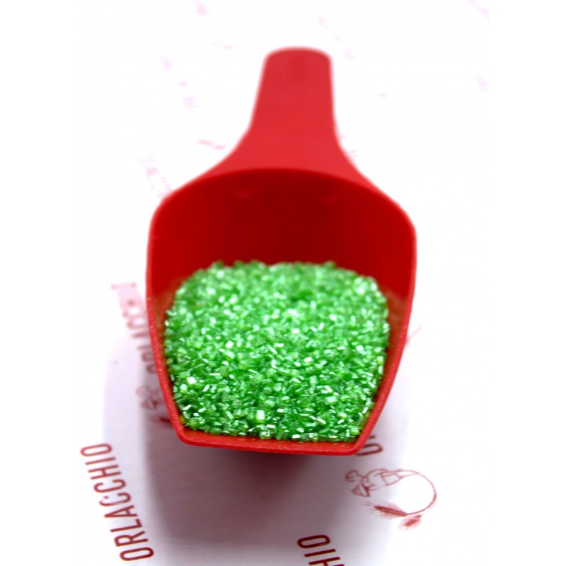 GRANELLA DI ZUCCHERO VERDE SCURO 100 gr GRANELLA DI ZUCCHERO VERDE SCURO 100 gr