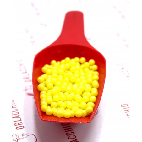 PERLE DI ZUCCHERO GIALLO PICCOLE 100 gr