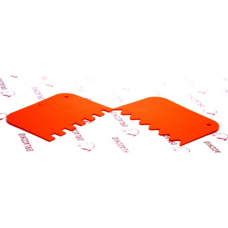 KIT 2 SPATOLE ONDULATE E A PETTINE DECORA