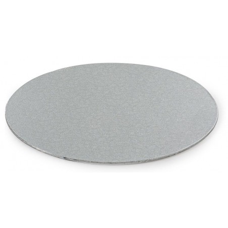 CAKEBOARD SOTTILE 36 ARGENTO DECORA