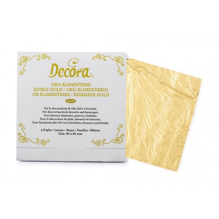 ORO ALIMENTARE IN FOGLI DECORA