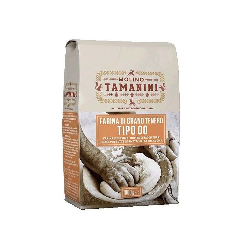 FARINA DI GRANO TENERO TIPO 00 MOLINO TAMANINI FARINA DI GRANO TENERO TIPO 00 MOLINO TAMANINI
