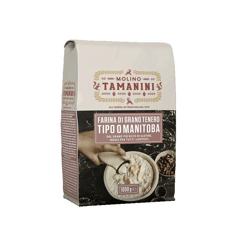FARINA DI GRANO TENERO TIPO 0 MANITOBA MOLINO TAMANINI FARINA DI GRANO TENERO TIPO 0 MANITOBA MOLINO TAMANINI