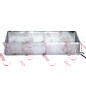 COPPAPASTA RETTANGOLARE 8X19 H 3,5 DECORA