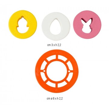 Tagliapasta Pasqua MIX & MATCH Decora – Kit 4 Pezzi