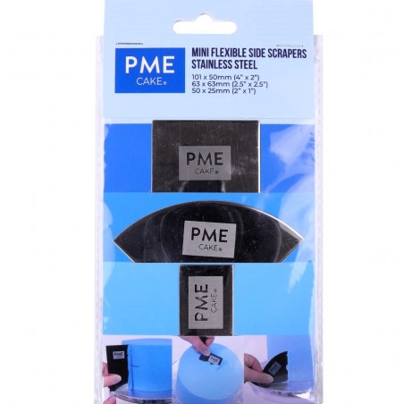 3 MINI SPATOLE LATERALI FLESSIBILI PME