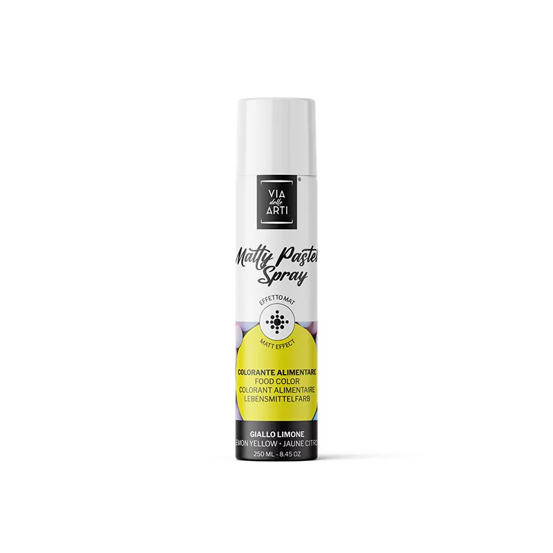 MATTY PASTEL SPRAY GIALLO LIMONE 250ml VIA DELLE ARTI MATTY PASTEL SPRAY GIALLO LIMONE 250ml VIA DELLE ARTI