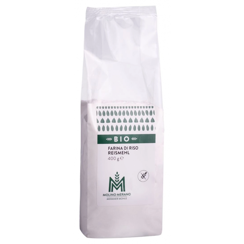 FARINA DI RISO BIO 400gr MOLINO MERANO FARINA DI RISO BIO 400gr MOLINO MERANO
