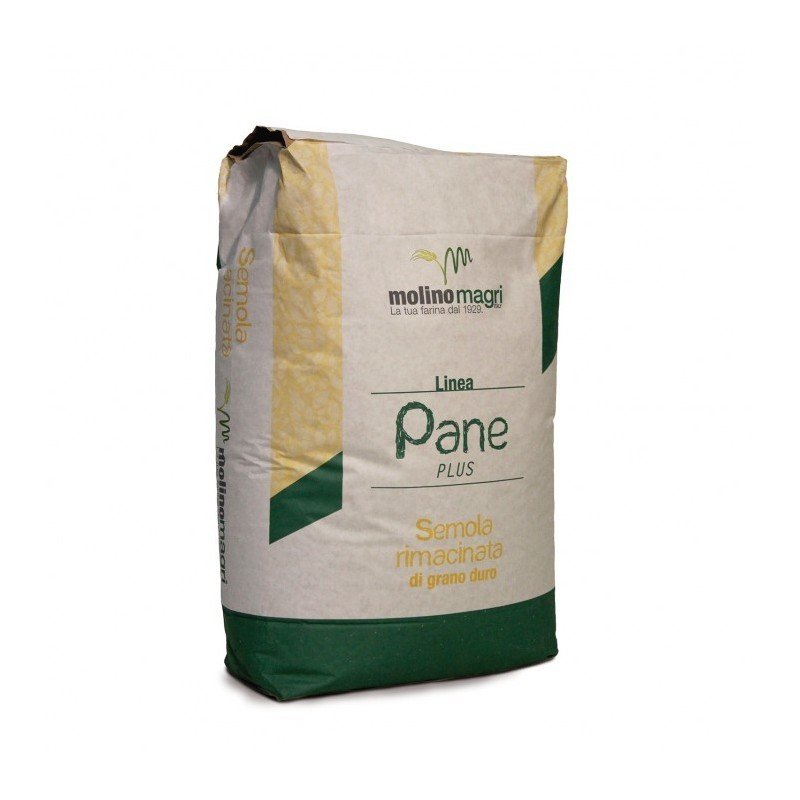 SEMOLA DI GRANO DURO RIMACINATA MOLINO MAGRI 25kg SEMOLA DI GRANO DURO RIMACINATA MOLINO MAGRI 25kg