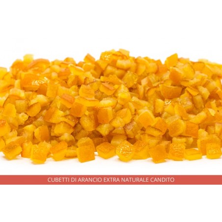 CUBETTI DI ARANCIO EXTRA NATURALE CANDITO 10X10 5kg AMBROSIO