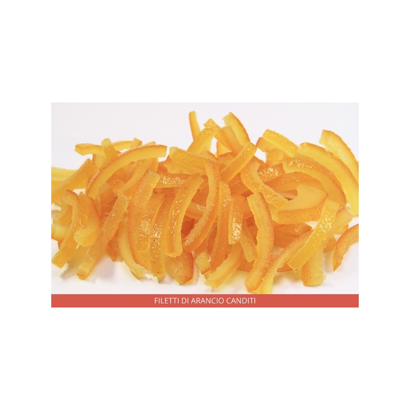 FILETTI DI ARANCIA CANDITI 5kg AMBROSIO FILETTI DI ARANCIA CANDITI 5kg AMBROSIO