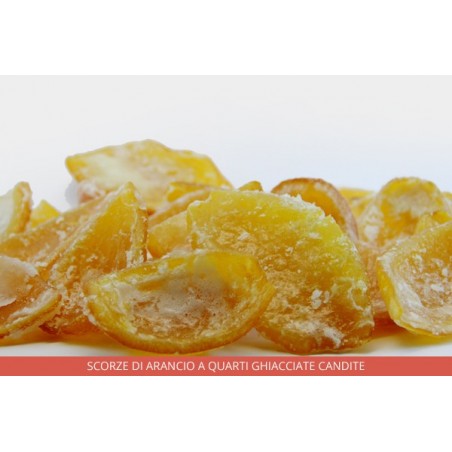 SCORZE DI ARANCIA CANDITE A QUARTI 5kg AMBROSIO