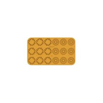 Stampo Corona Silikomart – Decorazioni tuile e cioccolato ø68–77