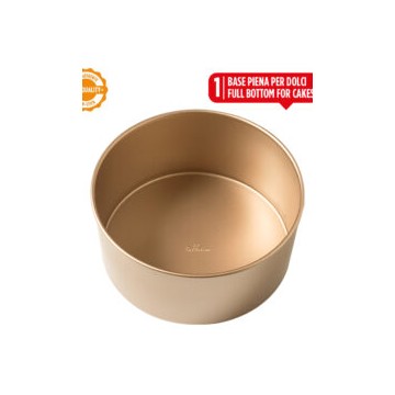 Stampo in metallo antiaderente doppia base ø 20,5 cm – chiffon e base piatta