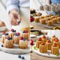 STAMPO TORTINE CANNELE' ROSE GOLD LINE DECORA