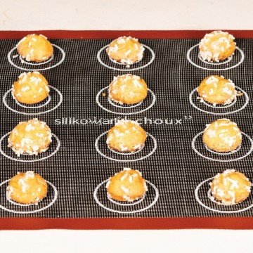 Tappeto silicone microforato per bigné ed éclairs