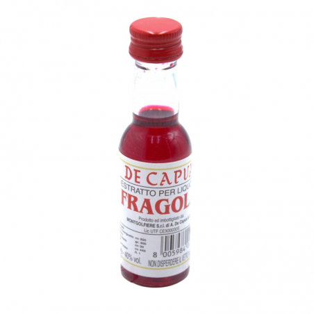 ESTRATTO LIQUORE FRAGOLA 3 cl DE CAPUA