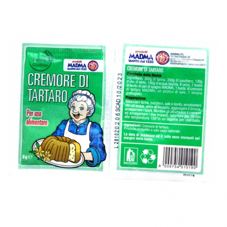 CREMORE DI TARTARO 8 gr MADMA