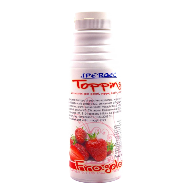TOPPING FRAGOLA 250 gr IPERGEL TOPPING FRAGOLA 250 gr IPERGEL