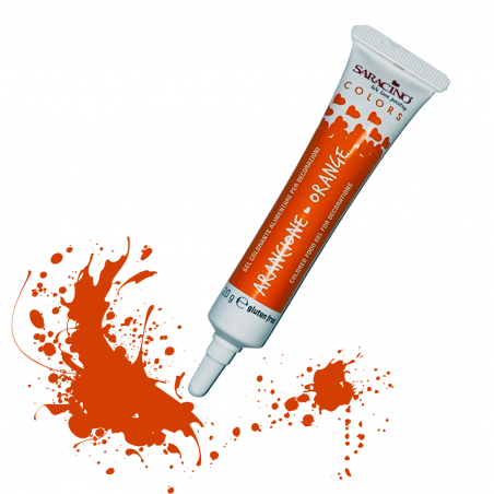 Colorante alimentare in gel arancione 20g – Gluten Free