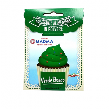 COLORANTE IN POLVERE VERDE BOSCO 5gr MADMA