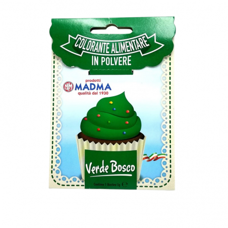 COLORANTE IN POLVERE VERDE BOSCO 5gr MADMA