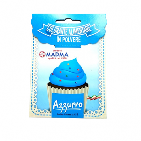 COLORANTE IN POLVERE AZZURRO 5gr MADMA