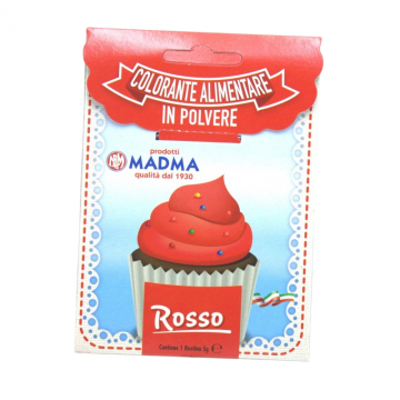 COLORANTE IN POLVERE ROSSO 5 gr MADMA