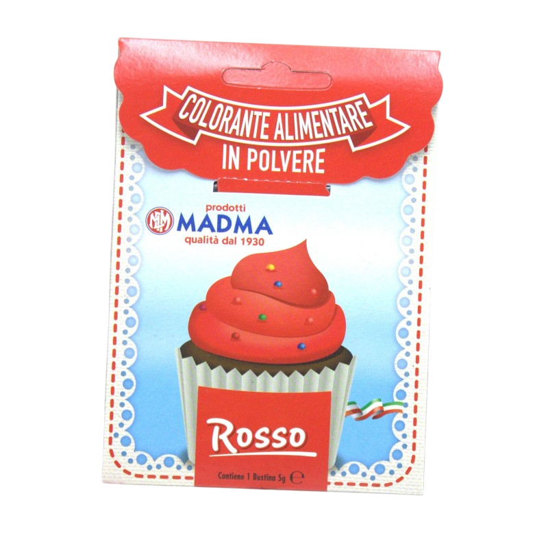 COLORANTE IN POLVERE ROSSO 5 gr MADMA COLORANTE IN POLVERE ROSSO 5 gr MADMA