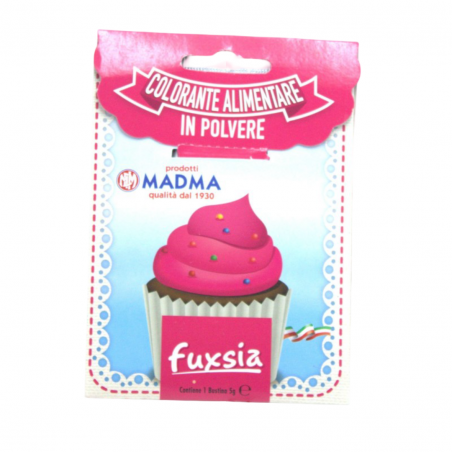 COLORANTE IN POLVERE FUXIA 5 gr MADMA