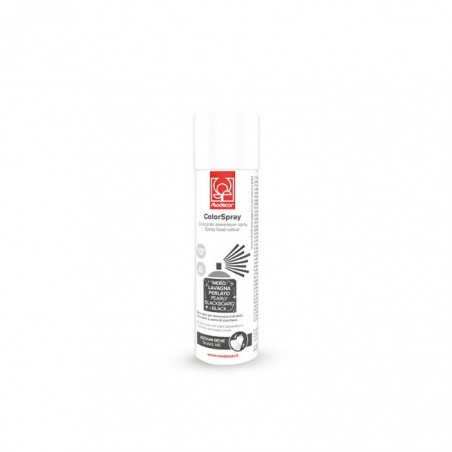 Colorante spray nero perlato gluten free per torte e dolci