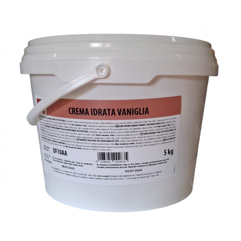 CREMA IDRATA VANIGLIA 5 KG GLF