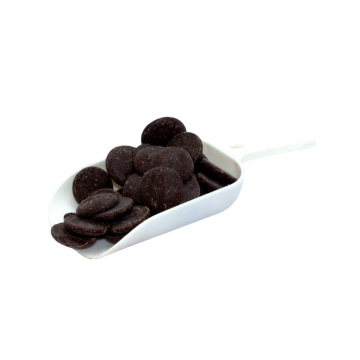 Cioccolato fondente puro 55% in dischetti da temperare per dolci