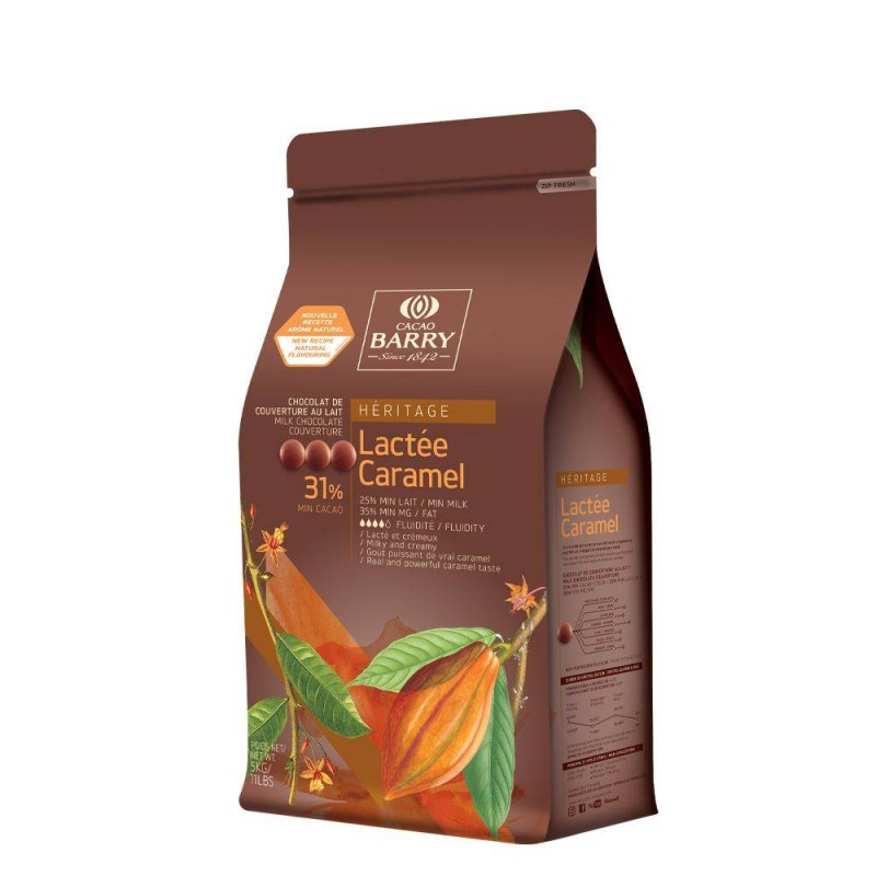 LACTEE' CARAMEL 31% BARRY 5KG LACTEE' CARAMEL 31% BARRY 5KG
