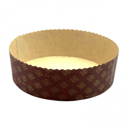 FORMA PANETTONE BASSA RIGIDA 1 KG