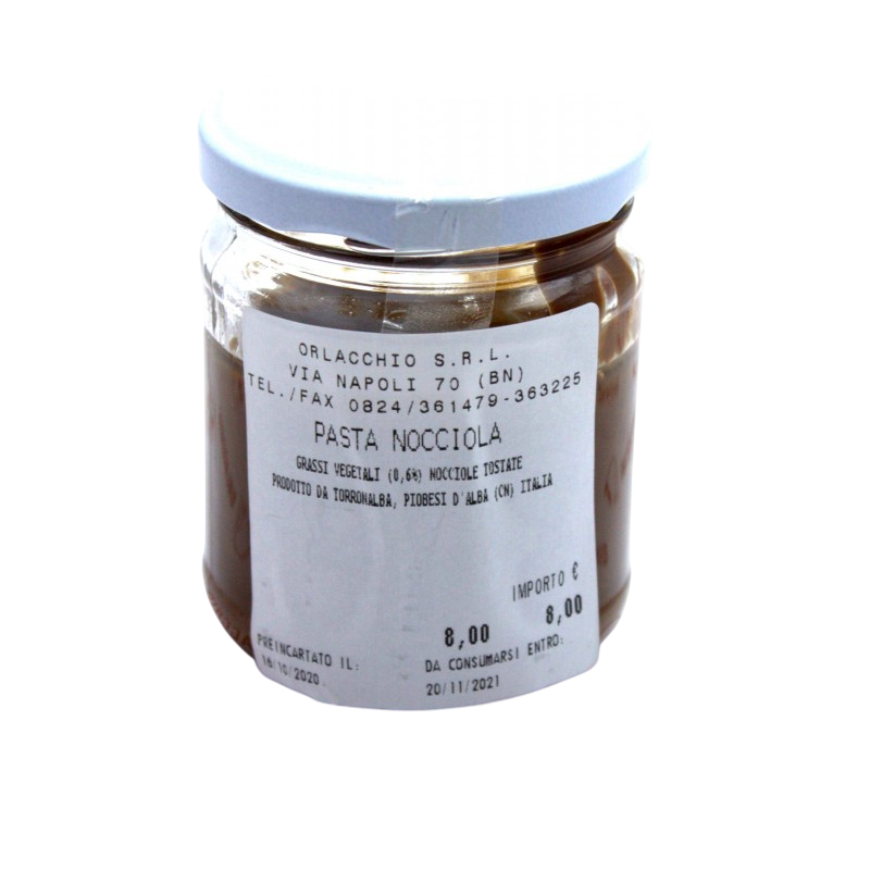 PASTA NOCCIOLA 180 gr PASTA NOCCIOLA 180 gr