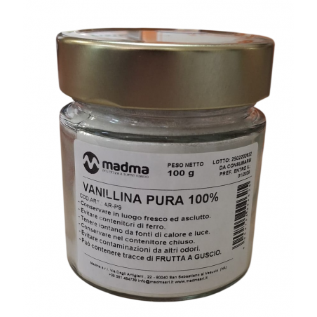 VANILLINA PURA 100% 100 gr MADMA