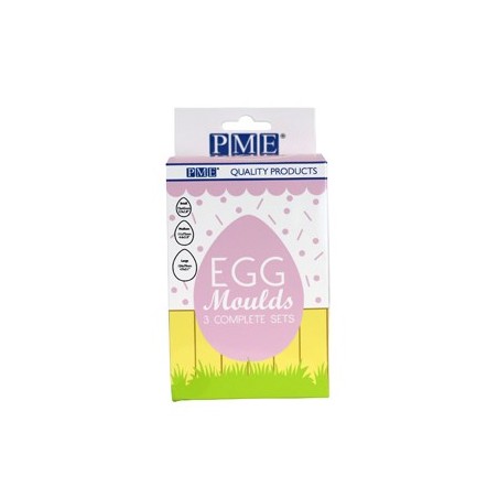 Stampo Uova Cioccolato 3 Misure in Plastica – Uso Professionale