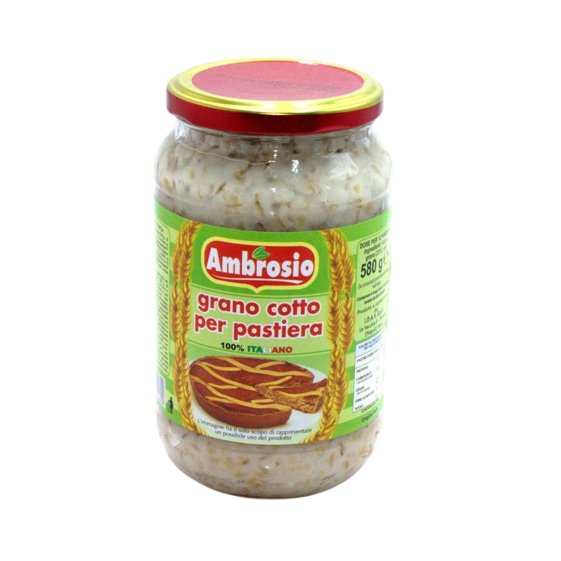 GRANO COTTO PER PASTIERA 580 gr AMBROSIO GRANO COTTO PER PASTIERA 580 gr AMBROSIO