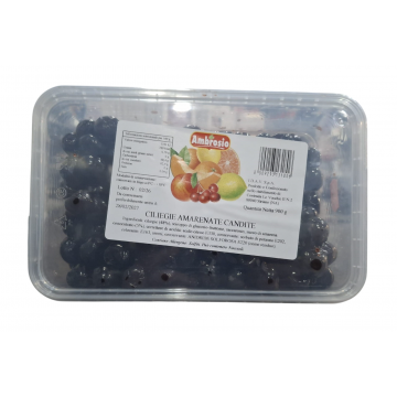 CILIEGIE AMARENATE CANDITE 900 gr AMBROSIO