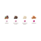 VASSOIO LES NOISETTES SFUMATE ROSA MAXTRIS VASSOIO LES NOISETTES SFUMATE ROSA MAXTRIS