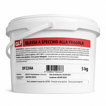 GLASSA A SPECCHIO ALLA FRAGOLA GLF 5 KG