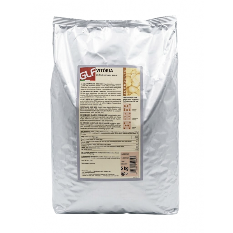 VITÒRIA SURROGATO DI CIOCCOLATO BIANCO 5 KG GLF