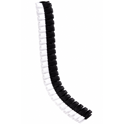 NASTRO GIROTORTA BIANCONERO FLOREAL