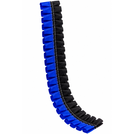 NASTRO GIROTORTA NERO AZZURRO FLOREAL