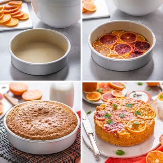 Stampo Decora in Alluminio Anodizzato Ø23x10 cm per Torte