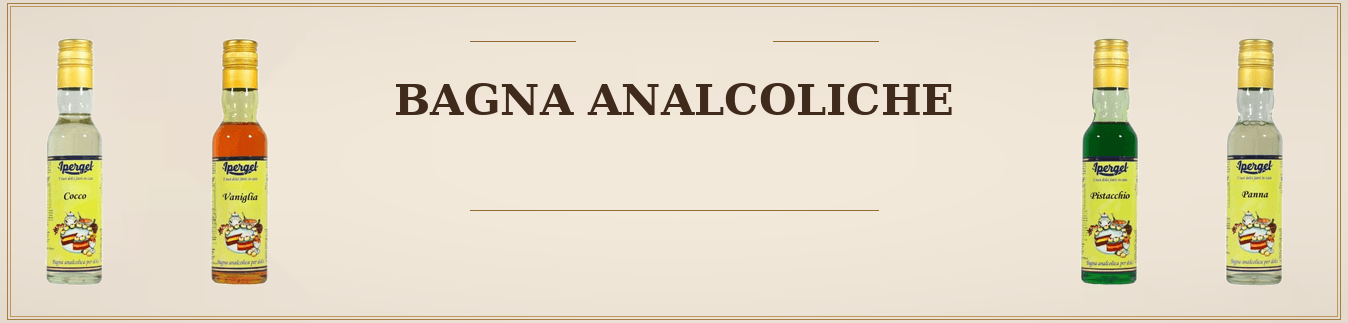 Bagne Analcoliche per Pasticceria | Cocco, Fragola e Vaniglia
