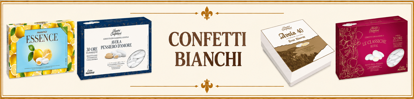 Confetti Bianchi Maxtris per Cerimonie e Bomboniere | Orlacchio