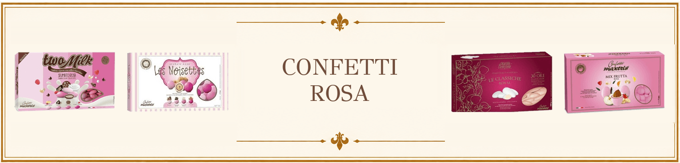 Confetti Rosa Maxtris per Cerimonie e Bomboniere | Orlacchio